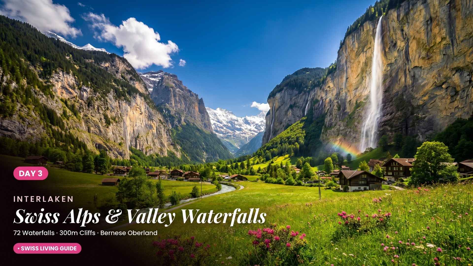 Opening image for the Day 3 Interlaken section — the most dramatic alpine scenery